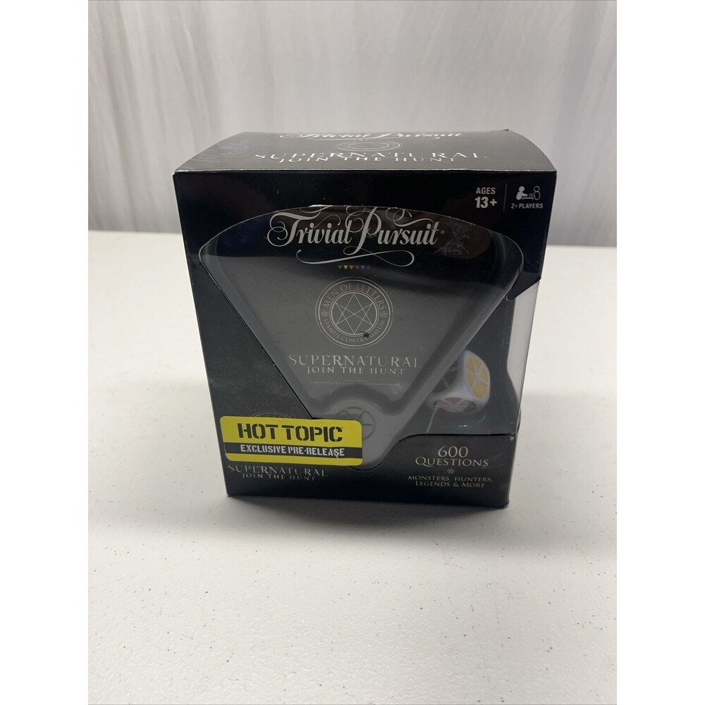 Rare USAopoly Supernatural Trivial Pursuit Hot Topic Exclusive Join The Hunt